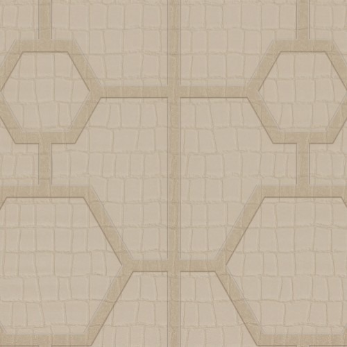 Geometric Wall Covering Length 10 m Beige Color, Model Z80030 | Balbaid Decor Company