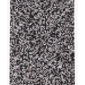بلاط موزاييك لامع مقاس 30.5×30.5 سم لون رمادي تصميم فلورو | شركة ابيات
