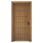 باب بريميوم فاخر للمداخل، مقاس 235 × 115 سم، لون بني، سمك 6 سم، موديل BM01