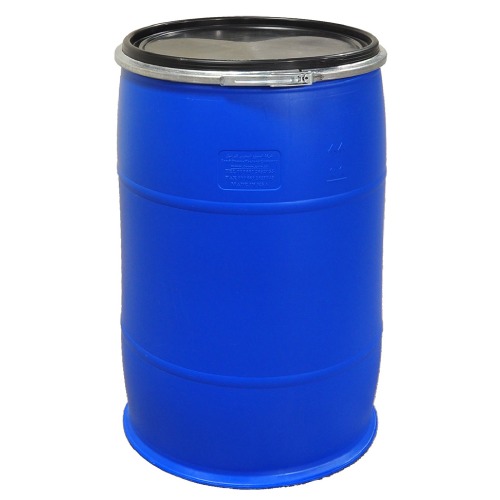 Open Top Plastic Drum 170 Liter Polyethylene, Blue Color | saudi factory for drums co. (srco)