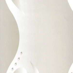 Classic Wall Decoration Vinyl Sheath 10m x 53cm Pale Brown Snowy White | Luxury line