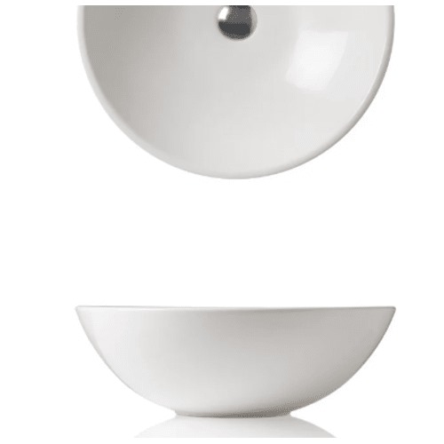 Surface Ceramic Over Counter Wash Basin 46x15 cm, Brilliant White | Hatch Company