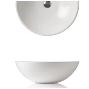 Surface Ceramic Over Counter Wash Basin 46x15 cm, Brilliant White | Hatch Company