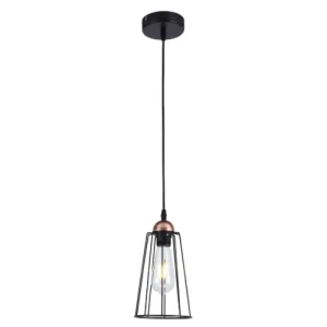 Classic Ceiling Pendant 19x15 cm Black Color | 49523