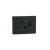 Q1 Socket with Switch, Black Color, Size 7 × 7 cm, 13 Ampere
