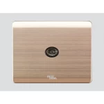 هوائي مفرد من آرت دي إن أيه، لون ذهبي، مقاس 7×7 سم، A66