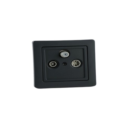 Q1 Antenna Socket 7 × 7 cm Black | S0939BQ1BK
