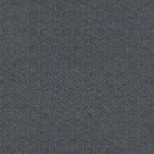 Italian Geometric Wall Covering 10m x 0.73m Dark Gray, Model 45125 | Balbaid Decor Company