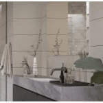 بلاط سيراميك جدران مطفي السطح 30×90 سم سمك 10 مم، بيج | الخزف السعودي