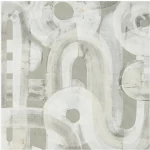 ورق جداري هندسي لون رمادي فاتح، طول 10 م، عرض 0.53 م، اسم الموديل صولت