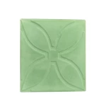 Decorative Tile For Walls With Traditional Design, Size 40x40 cm, Height 4 cm, Light Green Color | Al Sarif Company