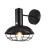 Square Ceiling Light, Black Color, 20x20 cm