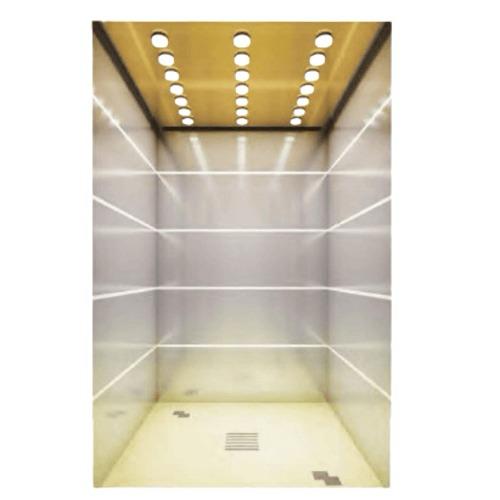 Machine Roomless Indoor Lift 1000 KG Load 1 m/s Speed 13 Persons Imitation Marble PVC | 