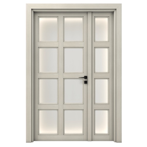Premium Wooden Double Door 160×235 cm, Gray, Model GBR05 | 