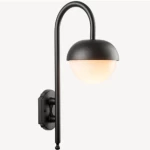 Cursa Wall Light, Black Color, Size 32.2 x 20 x 52 cm