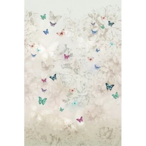 Italian Wall Covering Floral Design 10m x 0.73m Light Beige | Balbaid Decor Company