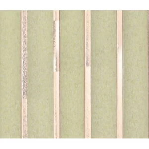 Corrugated Wood Replacement 15 x 290 cm Beige Wooden with Golden Stripes | Luxury line