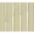 Corrugated wood replacement, 15 x 290 cm, beige color, wooden with golden stripes