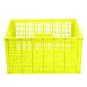 صندوق تخزين بلاستيك HDPE 74×47×92 سم، أصفر، متعدد الأغراض | مصنع الفريدي للصناعات البلاستيكية