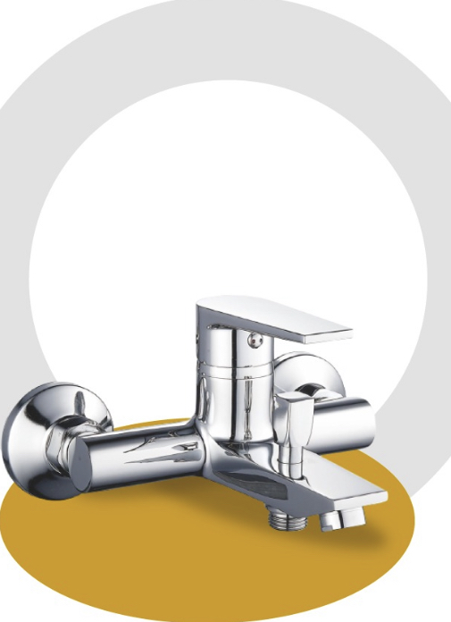 Shower Wall Mixer Automatic Seal Iowa Chrome Color | Prime Alarabia