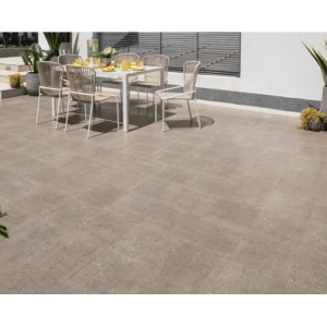 Ceramic Flooring Outdoor Thickness 1.3 cm, 33x33 cm, Beige, Concross Model | Abyat Company