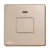 32A 1 Gang Double Pole Switch with Neon Indicator, Rose Gold Color, 86x86mm, 250V, Siemens (Delta Arina)