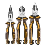 A Set of Pliers and Cutter Three Pieces, Sizes 6 and 8 inches, Ingco Brand