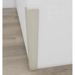 Wooden and fiber decorative replacement corner, size 240 x 3 cm, light beige color