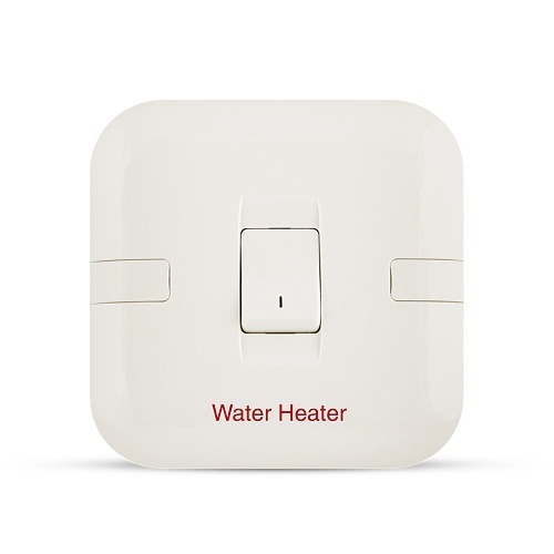 20A DP Switch with Indicator, 1 Gang, 7x7 cm, White | Spectra