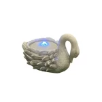 Illuminated decorative fountain, gray color, dimensions 23 x 25 x 38 cm, model 22S0371LED-69