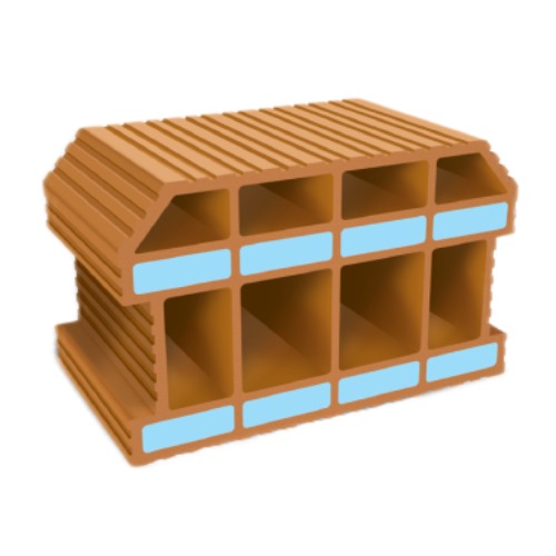 Hourdi Red Bricks Size 25×40×20 cm Bearing Strength 25 kg/cm2 | Saudi Red Bricks(Alamoudi)