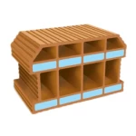 Hourdi Red Bricks   Developed  Al-Amoudi Company Size 25×40×20 cm  Bearing strength 25 kg/cm2 