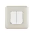 20A Intermediate Switch 2 Gang, Champagne Color, 7x7cm, 250V | Spectra