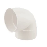 كوع UPVC زاوية °90 مقاس  ½1 إنش   لون   أبيض | المنار