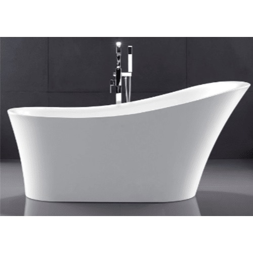 Square Acrylic Bathtub 150x75 cm, White Color | ALHashim Sanitary Tools
