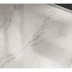 Floor Ceramic Tile, Width: 60 cm, Length: 60 cm, Height: 0.8 cm, Color White, Model Calacatta Tile