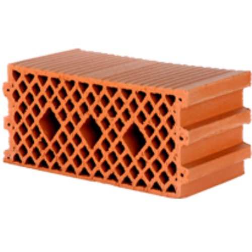Perforated Loading Bearing Red Bricks 40×20×20 cm, 13 kg | Yamama Factories for red bricks and clay products