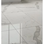 بلاط ارضيات بورسلان ديكور 60×120×0.87 سم، أبيض، موديل الجبل الأبيض