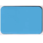 ألواح كلادينج سمك 4 ملم ، لون أزرق سماوي، مقاس 1.25×5.60 متر