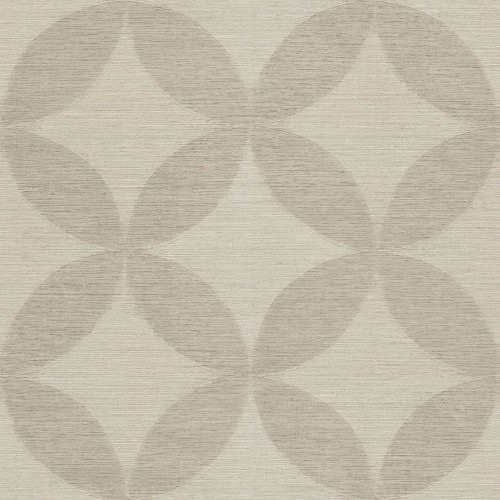 Italian Geometric Wallpaper 10m x 0.73m Beige, Model 45146 | Balbaid Decor Company