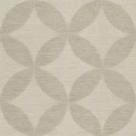 Italian geometric wallpaper, size 10 m x 0.73 m, beige color, model 45146 