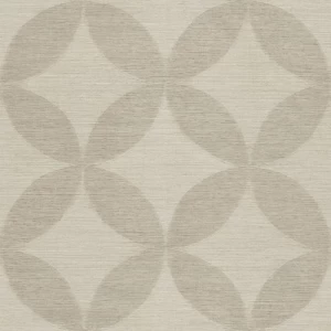 Italian Geometric Wallpaper 10m x 0.73m Beige, Model 45146 | Balbaid Decor Company