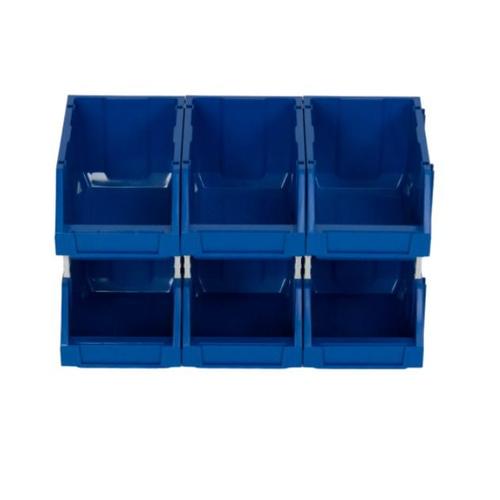 Polyethylene Plastic Storage Bin 15.50x12x8 cm, 5kg Capacity, Blue | AL-FURIDI FACTORY FOR PLASTIC INDUSTRIES