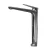 Washbasin Mixer Length 29.7 cm, Width 20.5 cm, High Shiny Chrome