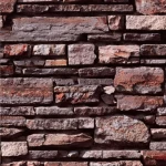 ورق جدران مودرن مقاس 15.6م×100 سم، لون احمر مع بني 