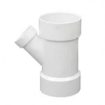 UPVC Tee Y Reducer 45° Size 4×6 inch White Color | Almona Factory