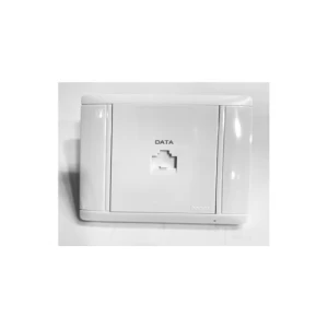 Data Socket Cat6 7x7 cm, White Color | Foutina