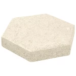 بلاط أرضيات رصيف انترلوك سداسي، مقاس 198×198×60 مم، بيج | مصنع اوبال