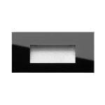 BENISSA Stair Light, 2.5 W LED, Yellow Light 3000K, Black Color, Size 120×80×36 mm