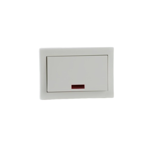 Single Heater Switch K1 7×7 cm White 20 Ampere | N0540W
